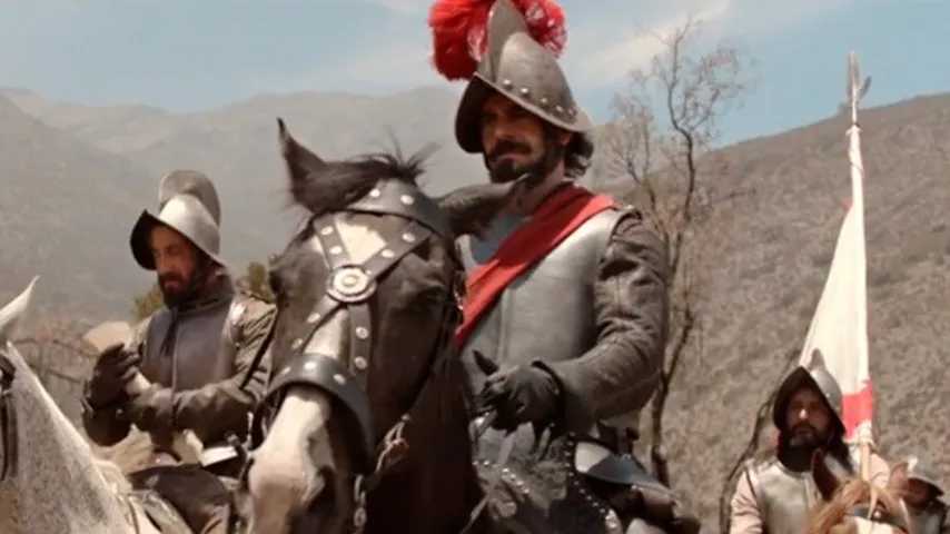 El quinto capítulo comienza con la captura del mapuche Michimalonco. (Foto: RTVE)