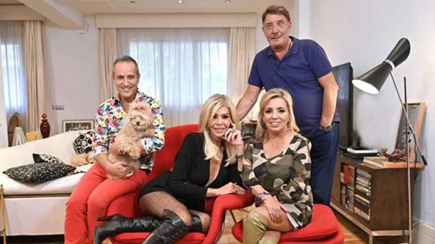 Carmen Borrego y Víctor Sandoval, nada amigos, comparten programa. (Foto: Telecinco)