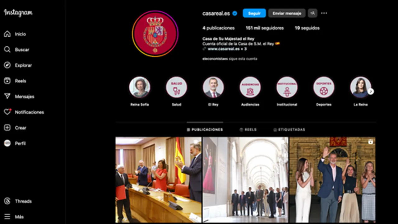 Instagram Real: La Cuenta Oficial del Rey Felipe VI y la Reina Letizia