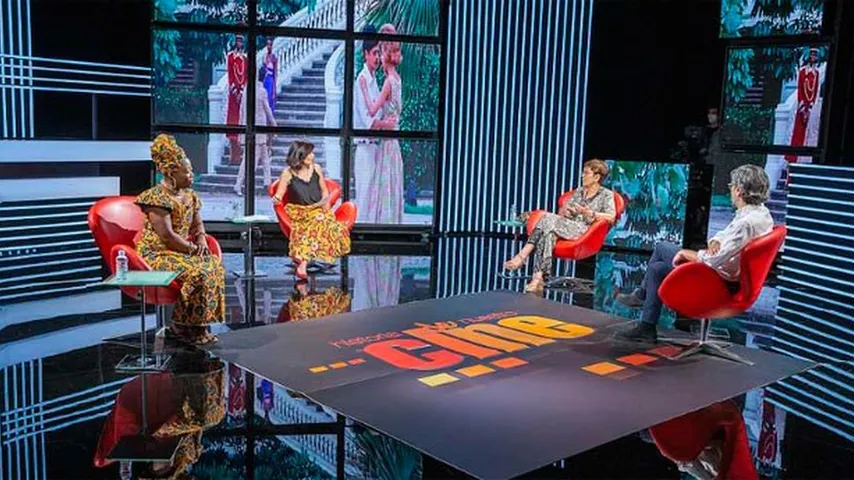 El debate sobre el cine rodado en África. (Foto: Manu_Carmona/RTVE)