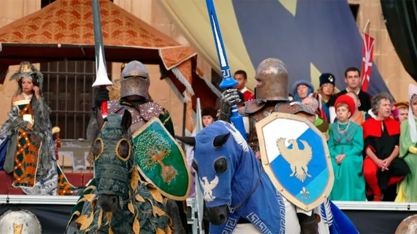 La semana medieval de Estella, Navarra, se suele celebrar del 19 al 25 de julio.